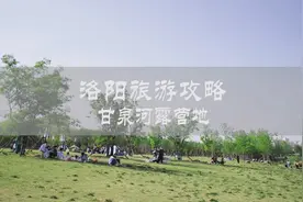 洛阳市区适合带娃露营的地方，甘泉河湿地应该最合适了。视频封面