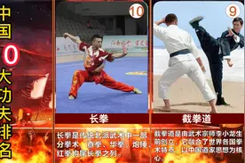 中国10大著名功夫流派，少林拳垫底，你知道谁排首位吗？视频封面