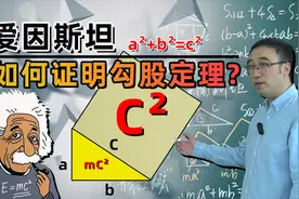 11岁的爱因斯坦如何证明勾股定理？跟中国古人比谁的方法好？视频封面
