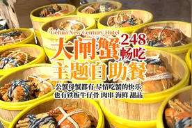 北京很有名气的大闸蟹主题自助 一人248能否吃回本？咱一探究竟视频封面