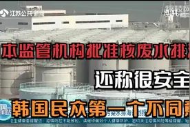 日本监管机构批准核废水排海，还称很安全？韩国民众第一个不同意视频封面