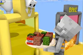 老师的汉堡跑掉啦？小伙伴们再做一个！老鹰友情客串？