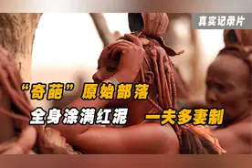 非洲神秘部落，用牛粪盖房子，三头牛就可以娶到一个老婆视频封面