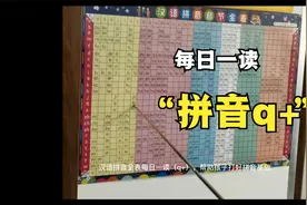 汉语拼音全表每日一读（q+），帮助孩子打好拼音基础视频封面