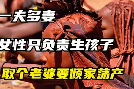 一夫多妻的原始部落，酋长娶4妻生14子，彩礼高达20头牛和羊视频封面