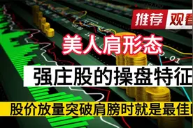 美人肩形态，强庄股的操盘特征，股价放量突破肩膀时就是最佳时机视频封面