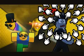 我在后室中完成了不可能难度的赛跑挑战！ROBLOX后室狂奔