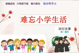 部编语文六年级下册第六单元《综合性学习》第一课时视频封面
