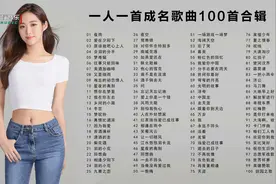 抖音一人一首成名歌曲100首合辑视频封面