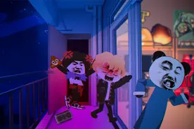 当舍友上厕所时，把他的灯关了视频封面