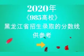 《985高校》2020黑龙江省录取分数线汇总参考视频封面