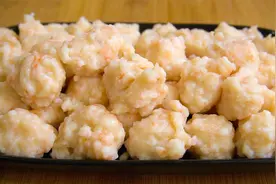 虾滑好吃教你正确做法，比例配方精确到1克，劲道Q弹，不放一滴油