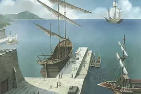 单机版《大航海时代4》拉斐尔进入雅典，又有两个新伙伴加入船队