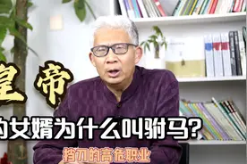 “驸马”是皇帝女婿的称谓，皇帝的女婿为什么称为“驸马”呢?视频封面