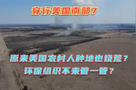 进入美国中部大农村，实拍美国农民春耕，原来他们也大面积烧荒！视频封面