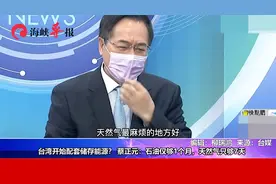 台湾开始备战存储能源？蔡正元：石油仅够1个月，天然气只够7天视频封面