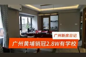 广州市黄埔区销冠楼盘，中新知识城2.8W有地铁有学校，可以入手吗视频封面