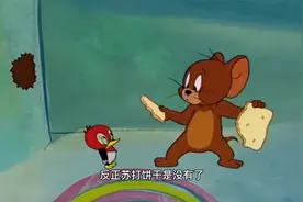猫和老鼠：汤姆追杰瑞把狗狗的房子拆了？小啄木鸟追着杰瑞不放！视频封面