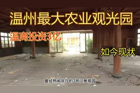 温州最大观光园，温商投资3亿被撤销4A景区，如今门口一个人没有