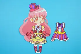 巴啦啦小魔仙纸娃娃手工，施巧灵升级变身装手绘教程