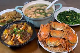 湛江家庭的晚餐，简单的四菜一汤都是家人们爱吃的，太美味了视频封面