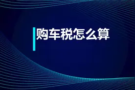 税务师知识点：购车税怎么算？视频封面