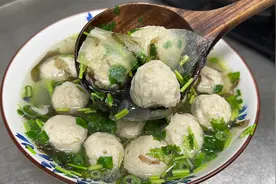 猪肉丸子怎么做才Q弹嫩滑？配方比例详细讲解，再也不会出去买了