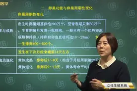 女性卵巢周期性变化：卵泡发育与成熟、排卵、黄体形成及退化视频封面