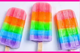 黏土创意模型 制作七彩牛奶冰棒教程。