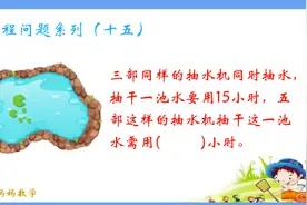 六年级工程问题，总量一定效率与时间成反比，合理运用有助解题！视频封面