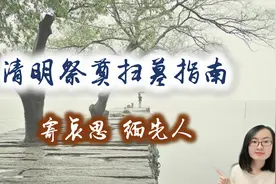 【清明祭奠指南】扫墓的5个步骤，如何正确祭祖，礼仪忌讳有哪些视频封面