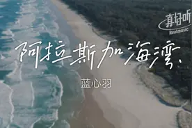 蓝心羽 - 阿拉斯加海湾【完整版】动态歌词LyricsVideo | 高音质视频封面