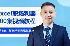 6.Excel复制粘贴可见单元格，解决筛选后复制粘贴的问题视频封面