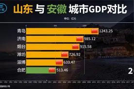 山东与安徽城市GDP对比：合肥曾经被山东几城碾压现在情况如何了视频封面