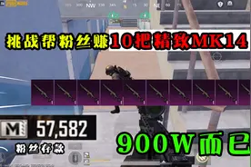 挑战一次帮粉丝赚十把精致MK14，900W而已，也就亿点点难度视频封面