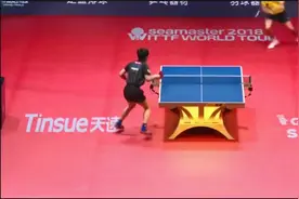 巴西乒乓球选手——雨果上演双手回球，张本智和无可奈何！视频封面