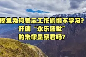 摸鱼为何表示工作偷懒不学习？开创“永乐盛世”的朱棣是暴君吗？视频封面