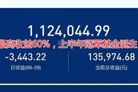 最高收益60%，上半年冠军基金诞生！视频封面