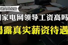 国家电网的中层领导年薪多少？收入曝光，你还羡慕吗？视频封面