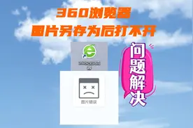解决问题-360浏览器网站图片另存为后打不开视频封面