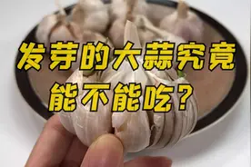 发芽的大蒜究竟能不能吃？别不当回事，看视频涨知识，真实用视频封面