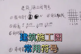 建筑施工图纸常用的符号视频封面