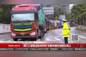 海口三港复运秩序井然 车辆未预约勿前往港口视频封面