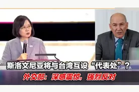 斯洛文尼亚将与台湾互设“代表处”？外交部：深感震惊，强烈反对视频封面
