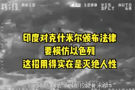 印度对克什米尔颁布法律，要模仿以色列，这招用得实在是灭绝人性视频封面