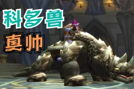 【魔兽世界怀旧服】把兽人的狼换成科多兽会更拉风，肝就完了