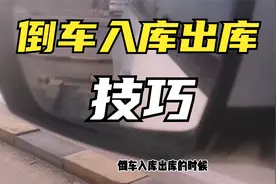驾考科目二：倒车入库出库的技巧和方法，掌握一个技巧，看点超准视频封面