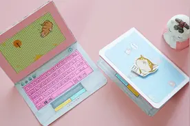 #手工大师赛#自己DIY的笔记本电脑便签册，简单又实用！