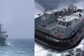 踏海破浪！解放军南海登陆作战演练现场：气垫艇向岸滩发起冲锋视频封面