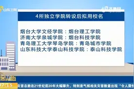 山东四所独立学院拟转为民办普通本科高校，快来看看有哪些视频封面
